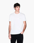Armani Exchange Black And Gold Regular Fit Cotton T-Shirt With Logo Tape | LEVISONS