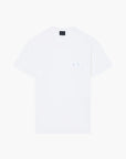 Armani Exchange Black And Gold Regular Fit Cotton T-Shirt With Logo Tape | LEVISONS