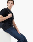 Emporio Armani All Over Eagle Mercerised Cotton Crewneck T-Shirt | LEVISONS
