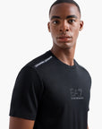 EA7 Logo Series Regular Fit Crewneck T-Shirt With Embroidered Logo | LEVISONS