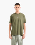 EA7 Regular Fit Cotton Crewneck T-Shirt With Back Print | LEVISONS