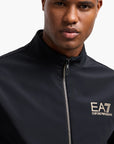 EA7 Regular Fit Gold Label Zip-Up Jacket | LEVISONS