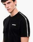 EA7 Logo Series Cotton Crewneck T-Shirt | LEVISONS