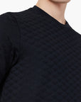 Emporio Armani All Over Eagle Mercerised Cotton Crewneck T-Shirt | LEVISONS