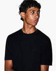 Armani Exchange Regular Fit Round Neck Cotton Knit Pullover With Tonal Embroidered Logo | LEVISONS