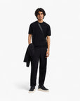 Armani Exchange Regular Fit Round Neck Cotton Knit Pullover With Tonal Embroidered Logo | LEVISONS