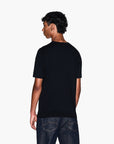Armani Exchange Regular Fit Round Neck Cotton Knit Pullover With Tonal Embroidered Logo | LEVISONS