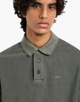 Armani Exchange Regular Plus Fit Cotton Polo Shirt With Embroidered Logo | LEVISONS