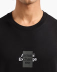 Armani Exchange Regular Fit Cotton Round Neck T-Shirt With Chest Branding | LEVISONS