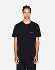 Armani Exchange Regular Fit Cotton Crewneck T-Shirt With Flocking Logo Patch | LEVISONS