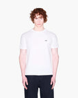 Armani Exchange Regular Fit Cotton Crewneck T-Shirt With Embroidered Contrast Branding | LEVISONS