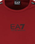 EA7 Logo Series Regular Fit Crewneck T-Shirt With Embroidered Logo | LEVISONS