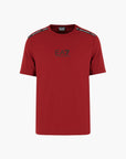 EA7 Logo Series Regular Fit Crewneck T-Shirt With Embroidered Logo | LEVISONS