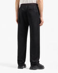Armani Exchange All Over Logo Regular Fit Cotton Jacquard Trousers With Elasticated Waistband | LEVISONS