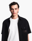 Emporio Armani Regular Fit Cotton Asv T-Shirt With Intarsia Logo | LEVISONS