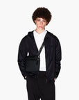 Armani Exchange Shoulder Bag With Embossed Tone-On-Tone Signature Logo | LEVISONS