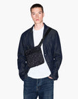 Armani Exchange All Over Logo Crossbody Back With Adjustable Strap | LEVISONS