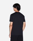 Armani Exchange Regular Fit Cotton Crewneck T-Shirt With Central Gold Branding | LEVISONS