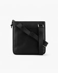 Emporio Armani Flat Leather Shoulder Bag With Stitched Logo Patch | LEVISONS
