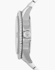 Emporio Armani Silver Round Stainless Steel Watch | LEVISONS