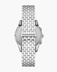 Emporio Armani Silver Round Chronograph Stainless Steel Watch | LEVISONS