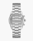 Emporio Armani Silver Round Chronograph Stainless Steel Watch | LEVISONS
