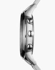 Emporio Armani Silver Round Chronograph Stainless Steel Watch | LEVISONS