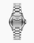 Emporio Armani Silver Sea Explorer Round Stainless Steel Watch | LEVISONS
