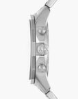 Armani Exchange Silver Stainless Steel Round Watch | LEVISONS