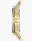Armani Exchange Gold Stainless Steel Round Watch | LEVISONS