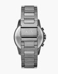 Armani Exchange Gunmetal Stainless Steel Round Watch | LEVISONS