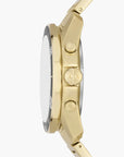 Armani Exchange Gold Stainless Steel Round Watch | LEVISONS