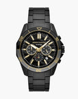 Armani Exchange Black Stainless Steel Round Watch | LEVISONS