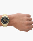 Armani Exchange Black Stainless Steel Round Watch | LEVISONS