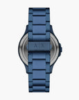 Armani Exchange Blue Stainless Steel Round Watch | LEVISONS