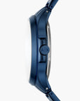 Armani Exchange Blue Stainless Steel Round Watch | LEVISONS