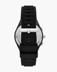 Armani Exchange Black Nylon Round Watch | LEVISONS