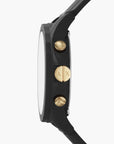 Armani Exchange 2-Tone Silicone Round Watch | LEVISONS