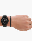 Armani Exchange Black Stainless Steel Round Watch | LEVISONS
