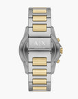 Armani Exchange 2-Tone Stainless Steel Round Watch | LEVISONS