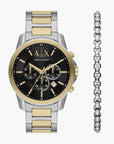 Armani Exchange 2-Tone Stainless Steel Round Watch | LEVISONS