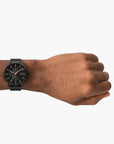 Armani Exchange Black Stainless Steel Round Watch | LEVISONS