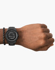 Armani Exchange Black Stainless Steel Round Watch | LEVISONS
