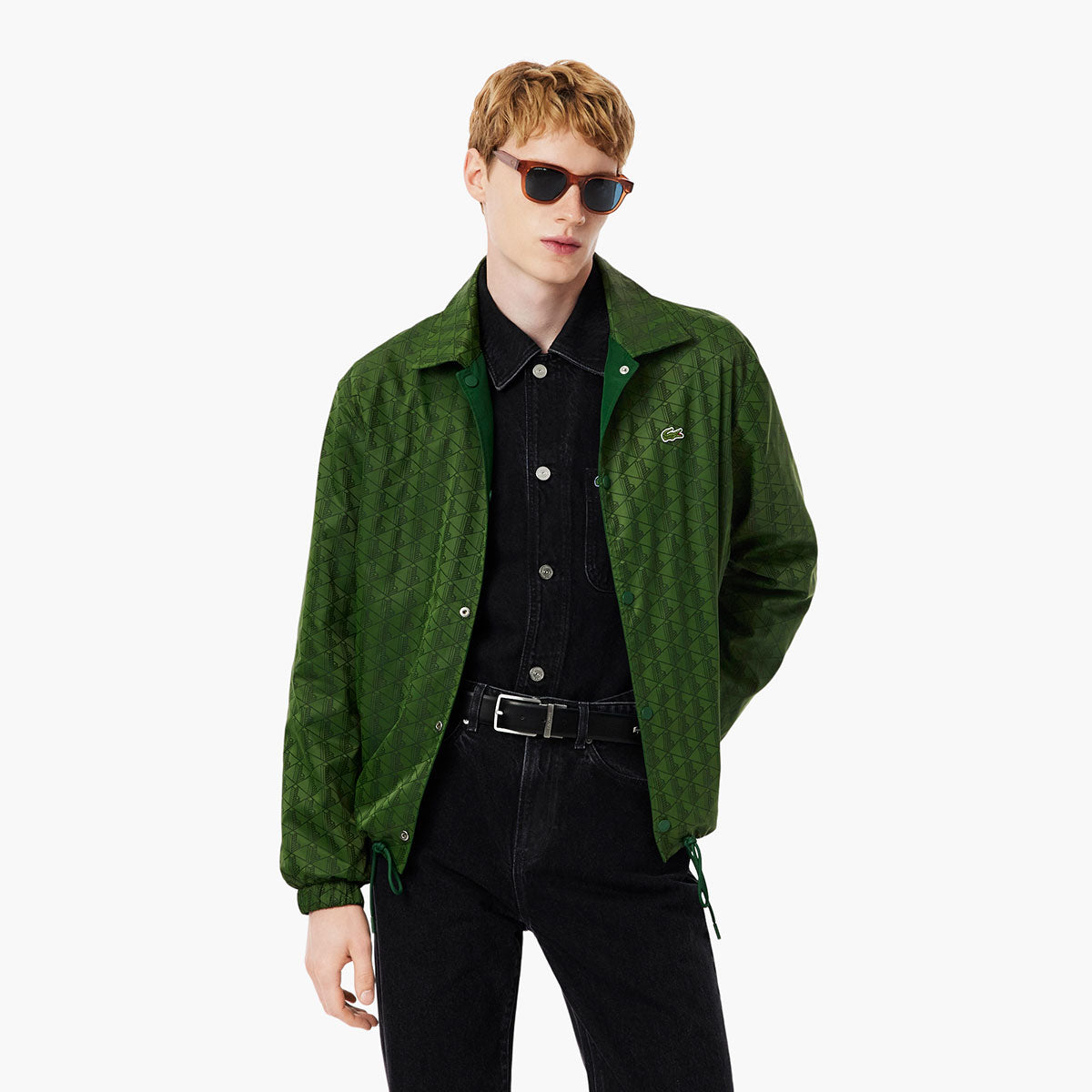Reversible Bi Material Monogram Jacket – Levisons