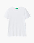 United Colors Of Benetton Long Fiber Cotton T-Shirt | LEVISONS