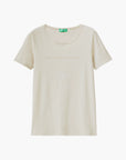 United Colors Of Benetton T-Shirt In 100% Cotton With Glitter Print Logo | LEVISONS