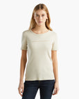 United Colors Of Benetton T-Shirt In 100% Cotton With Glitter Print Logo | LEVISONS