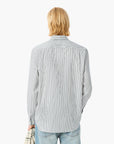 Lacoste Regular Fit Striped Pinpoint Shirt | LEVISONS