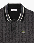Lacoste Classic Fit Monogram Jacquard Polo Shirt | LEVISONS
