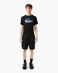 Lacoste Sport Tennis Shorts In Solid Diamond Weave Taffeta | LEVISONS